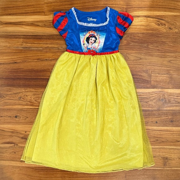 Kids Disney Princess Snow White Dress Up Nightgown Size XS - Picture 1 of 7
